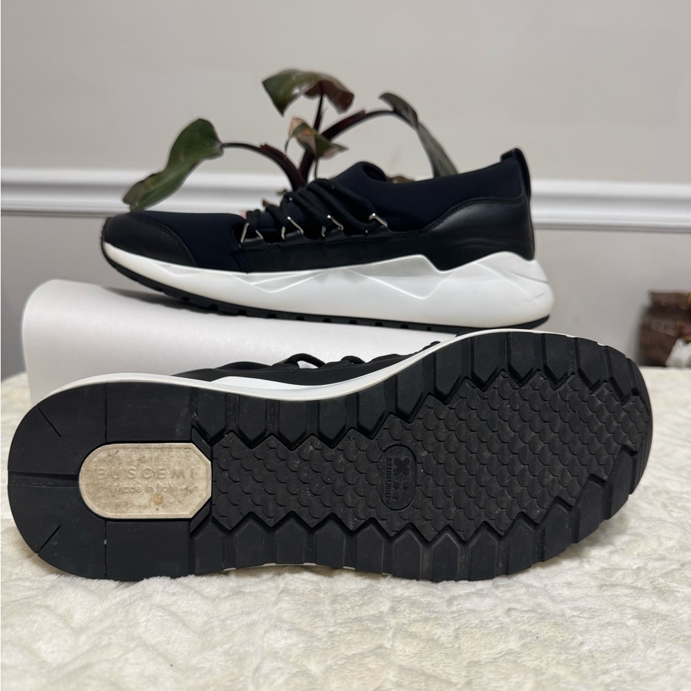 Buscemi Black and White Women's Sneakers